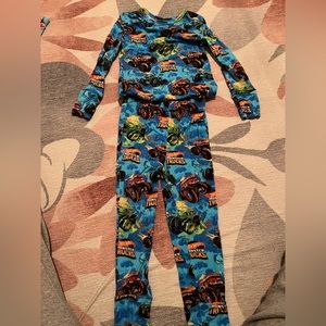 Posh Peanut Hot Wheels pajamas.